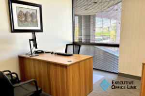 private office in a shared office facility