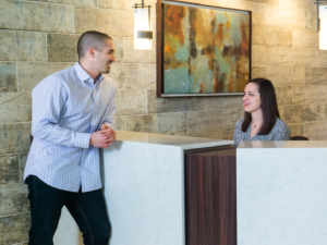 reception desk